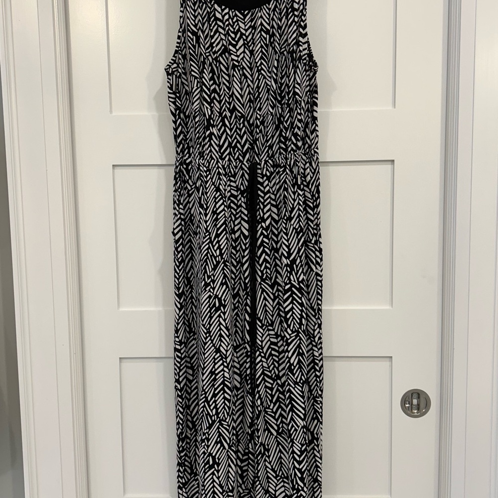 Glamour Black and White Jumpsuit